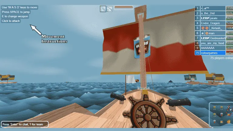 Ships 3D naval battle gameplay with multiplayer action